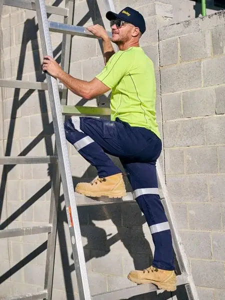 Bisley Stretch Taped Cotton Elastic Waist Cargo Work Pants BPC6029T - City Workwear